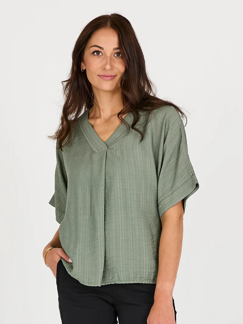 CINDA Bluse - Army