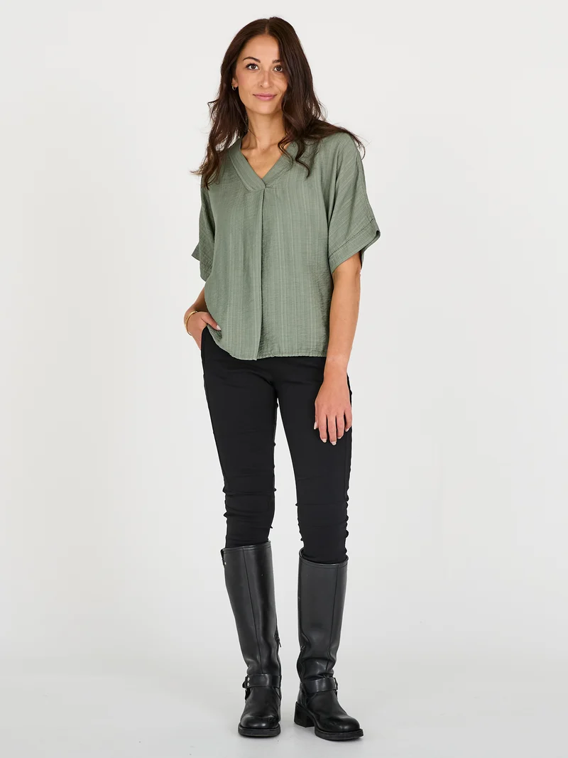 CINDA Bluse - Army