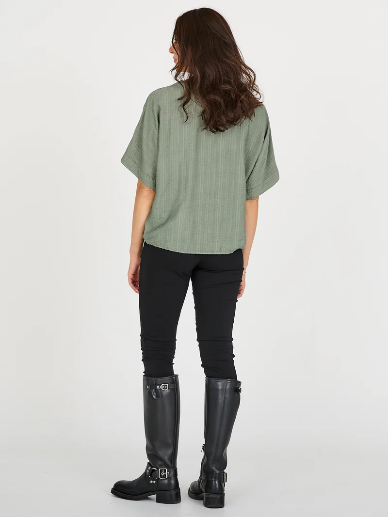 CINDA Bluse - Army