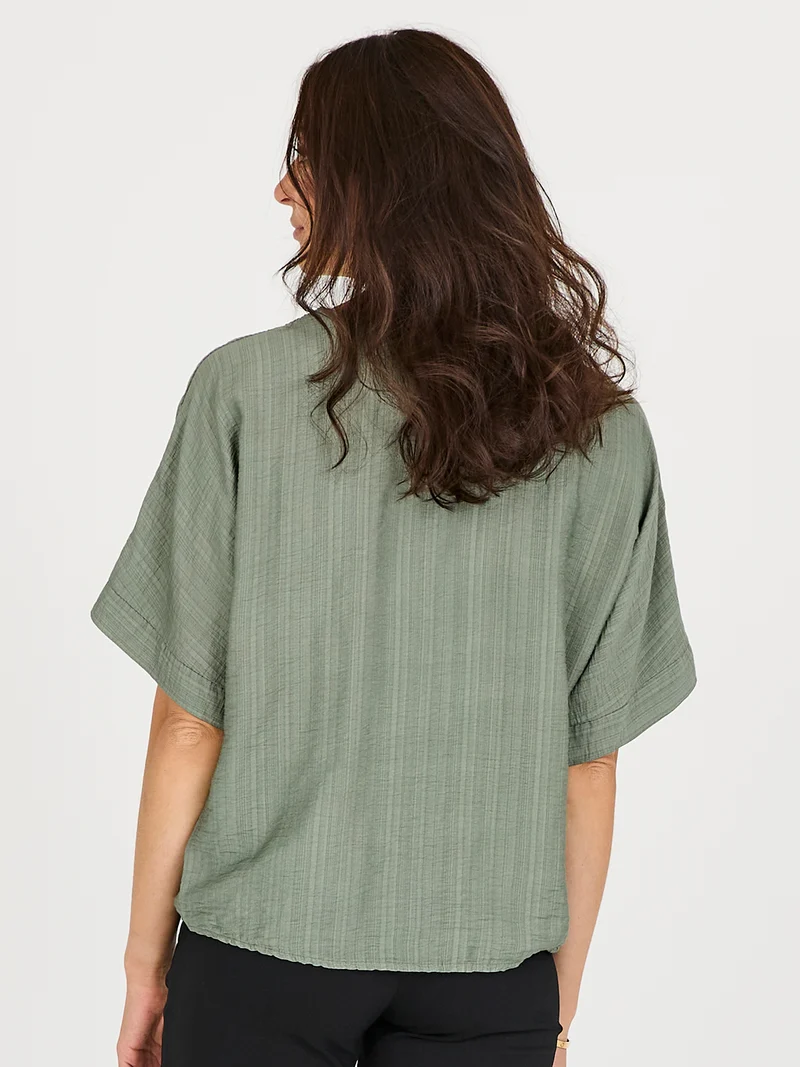 CINDA Bluse - Army