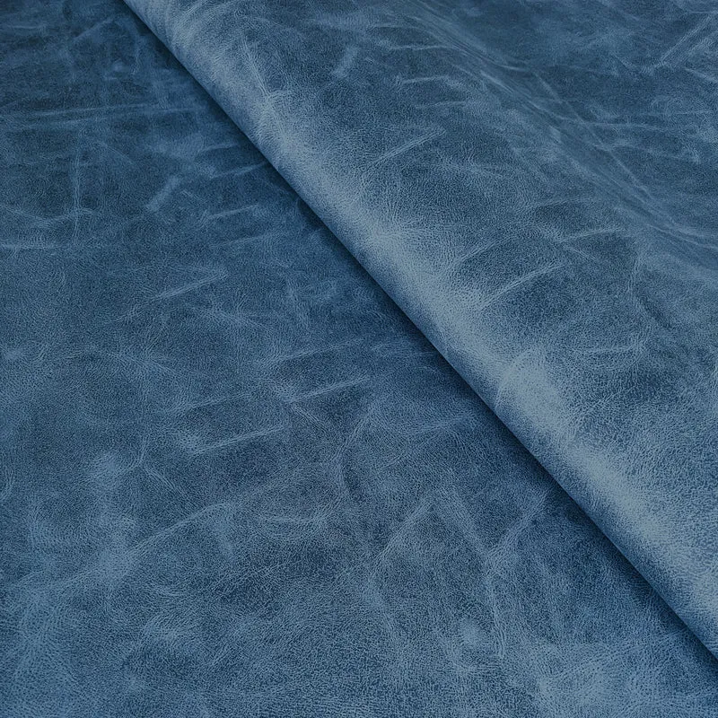 Lederfaserstoff - blau