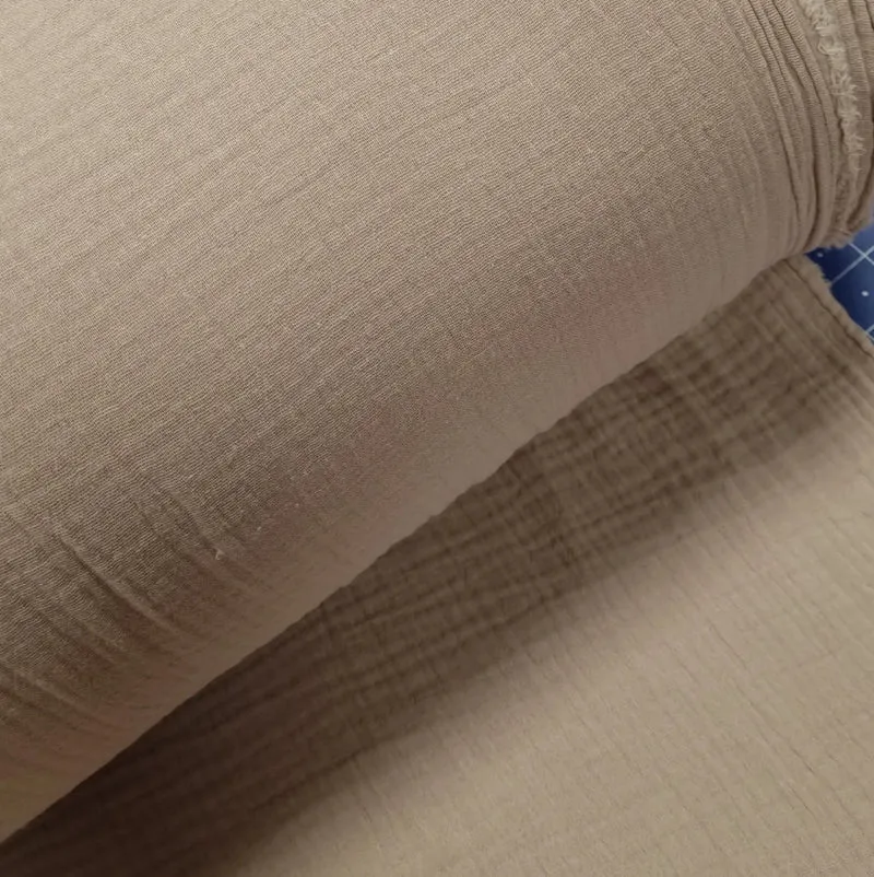 Musselin beige Double Gauze