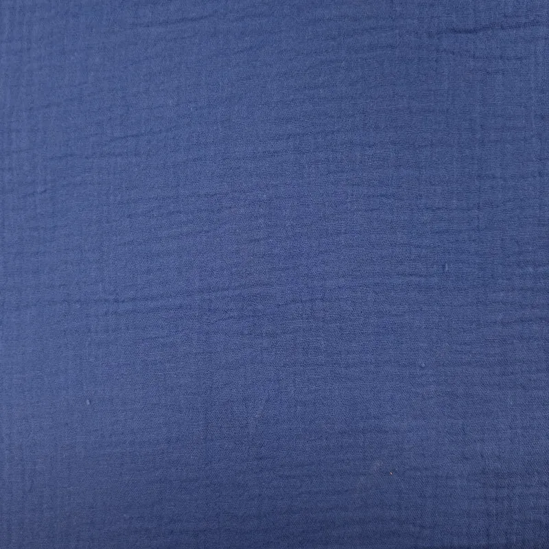 Musselin royalblau Double Gauze