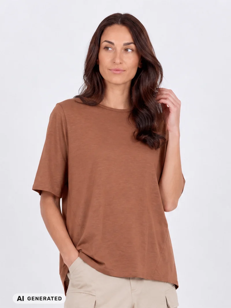 OAKLEE t-shirt - Marsala
