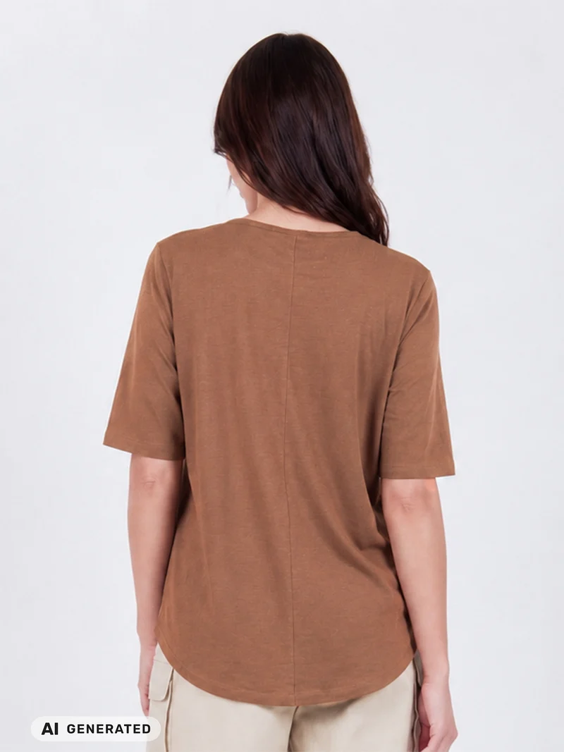 OAKLEE t-shirt - Marsala