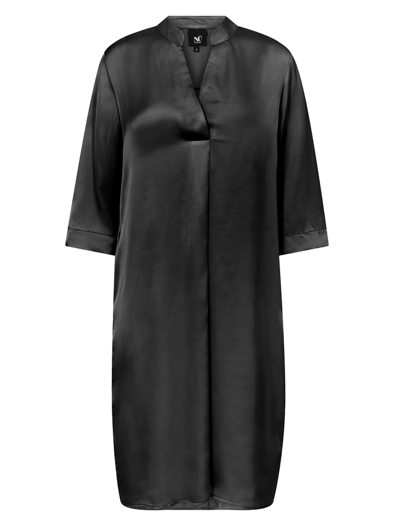 CILJE Tunika-Kleid einfarbig - Schwarz