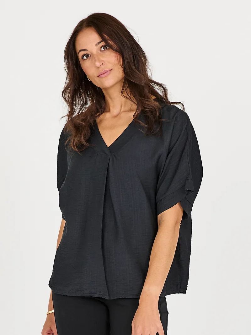 CINDA Bluse - Schwarz