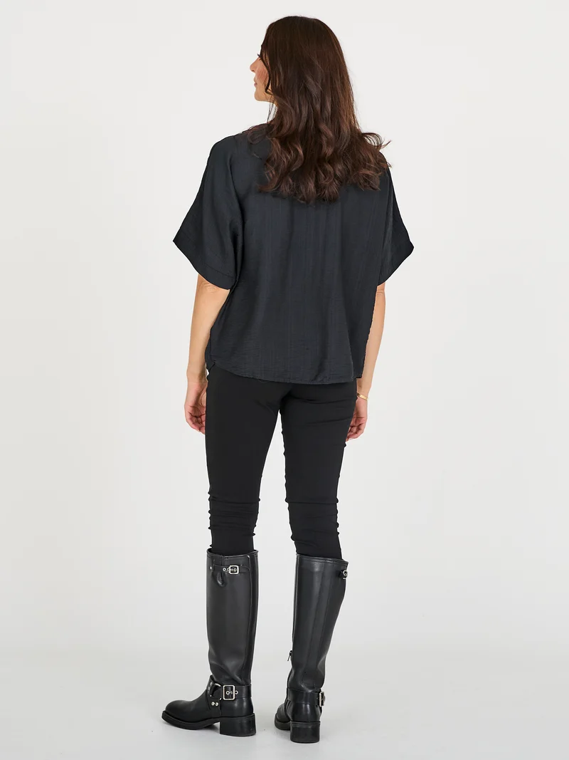 CINDA Bluse - Schwarz