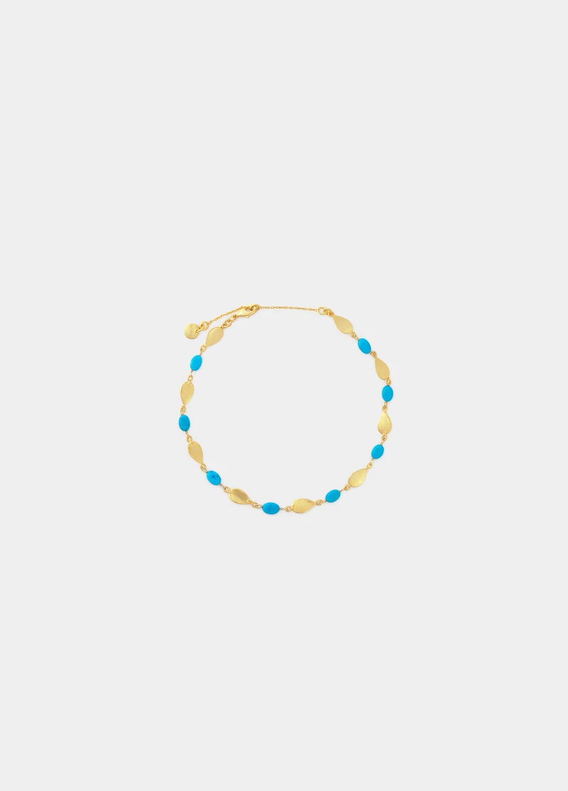 Ankle bracelet with little stones