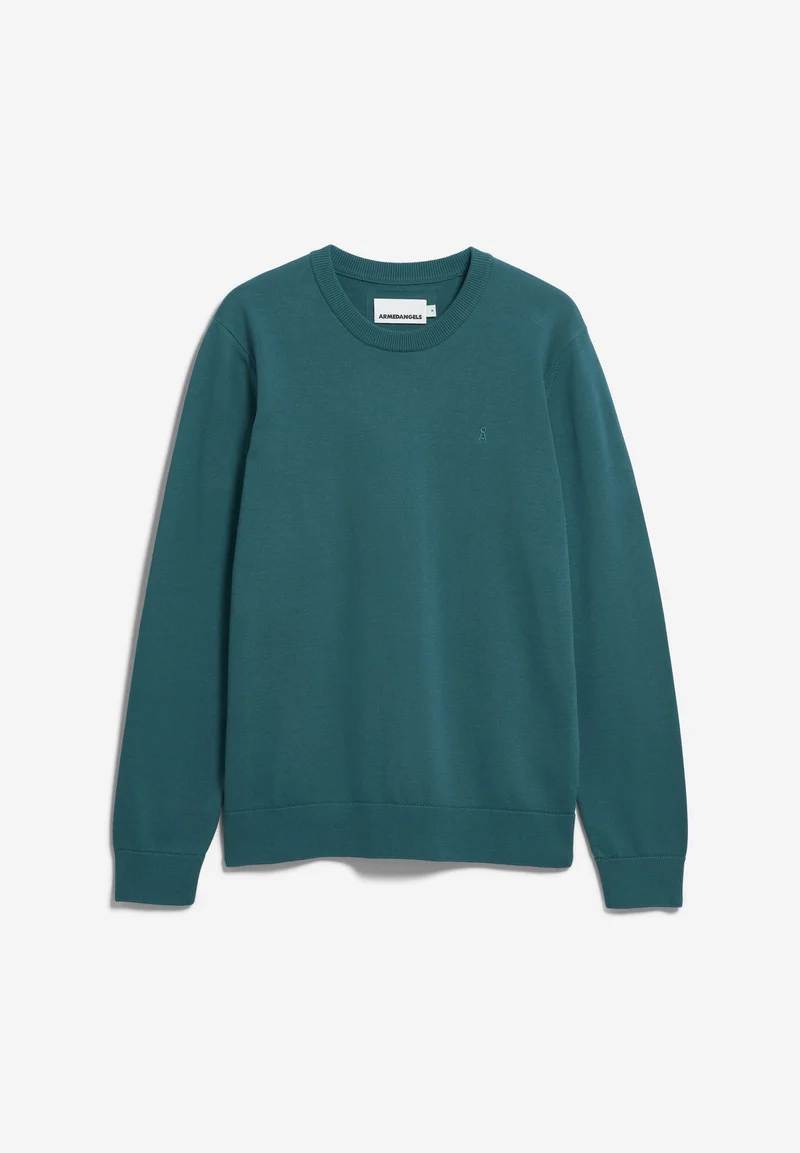 LOUKAA STRICKPULLOVER | petrol velvet