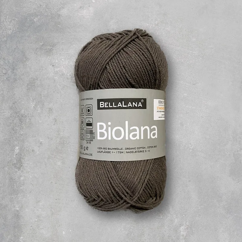 Strick-Set BIOLANA luftiger Cardigan mit Ziergürtel (inkl. Strickanleitung)