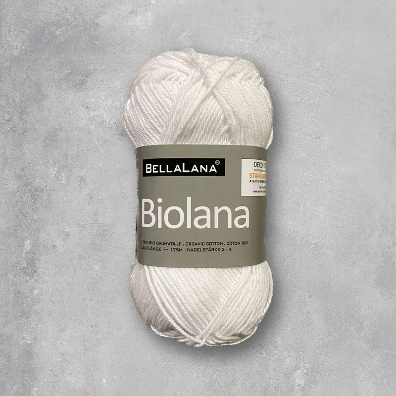 Strick-Set BIOLANA luftiger Cardigan mit Ziergürtel (inkl. Strickanleitung)