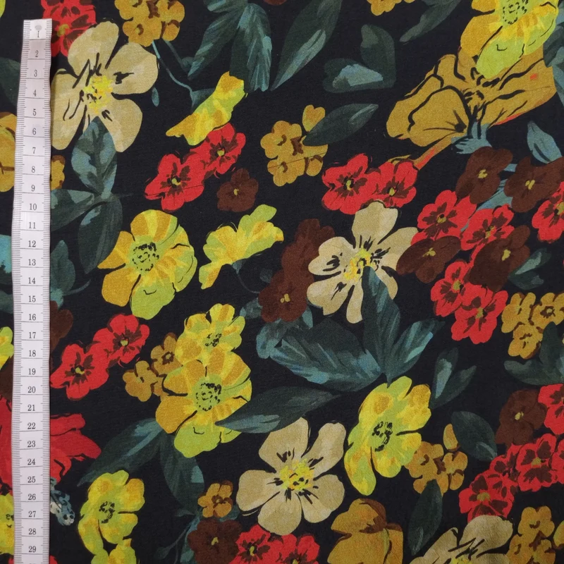 Viskosestoff ECOVERO™ Blumen gelb
