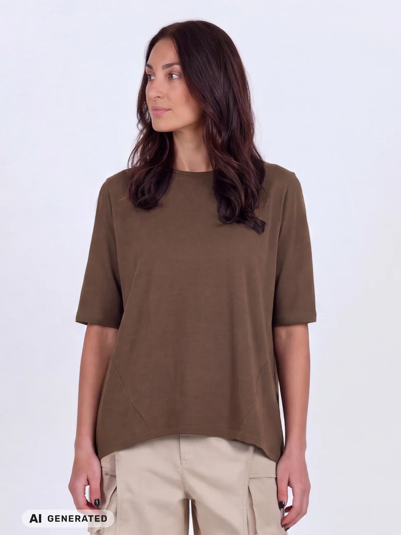 OAKLEE t-shirt - Brown
