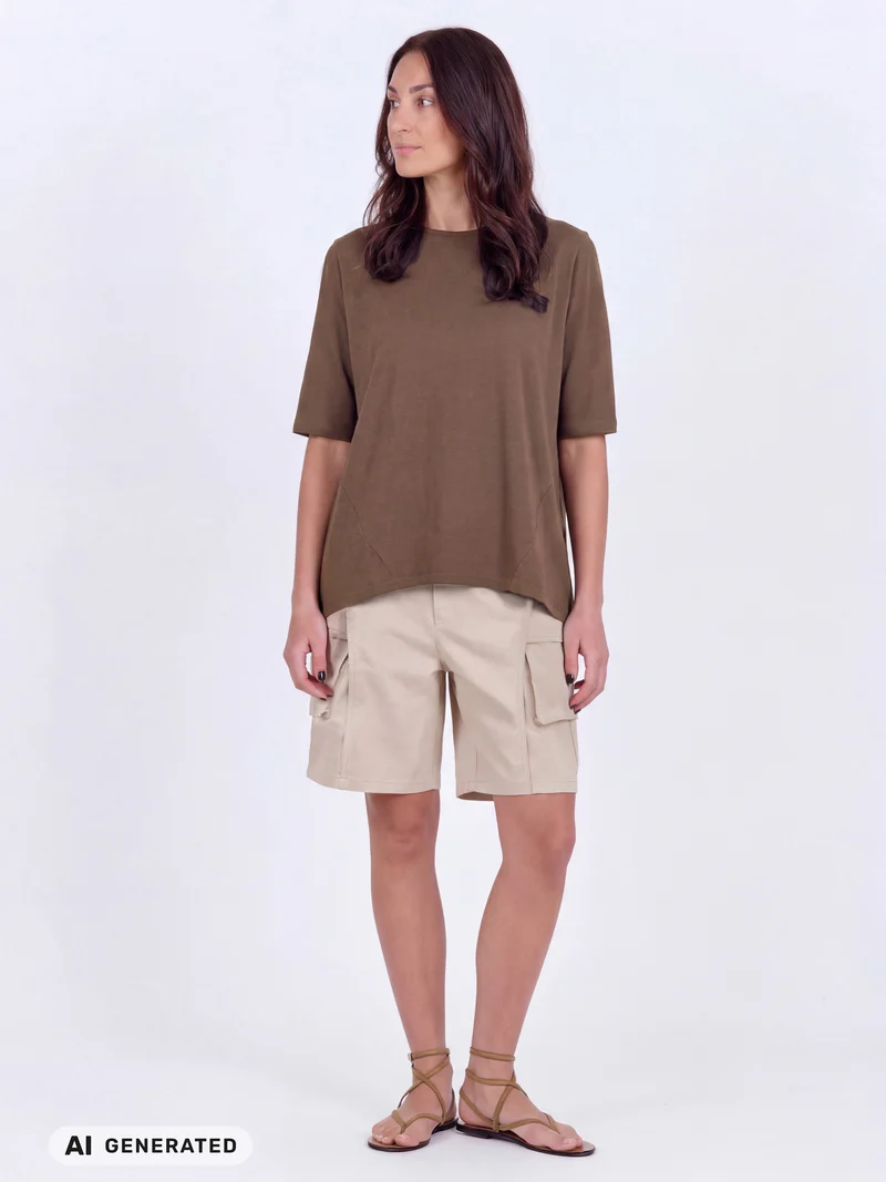 OAKLEE t-shirt - Brown