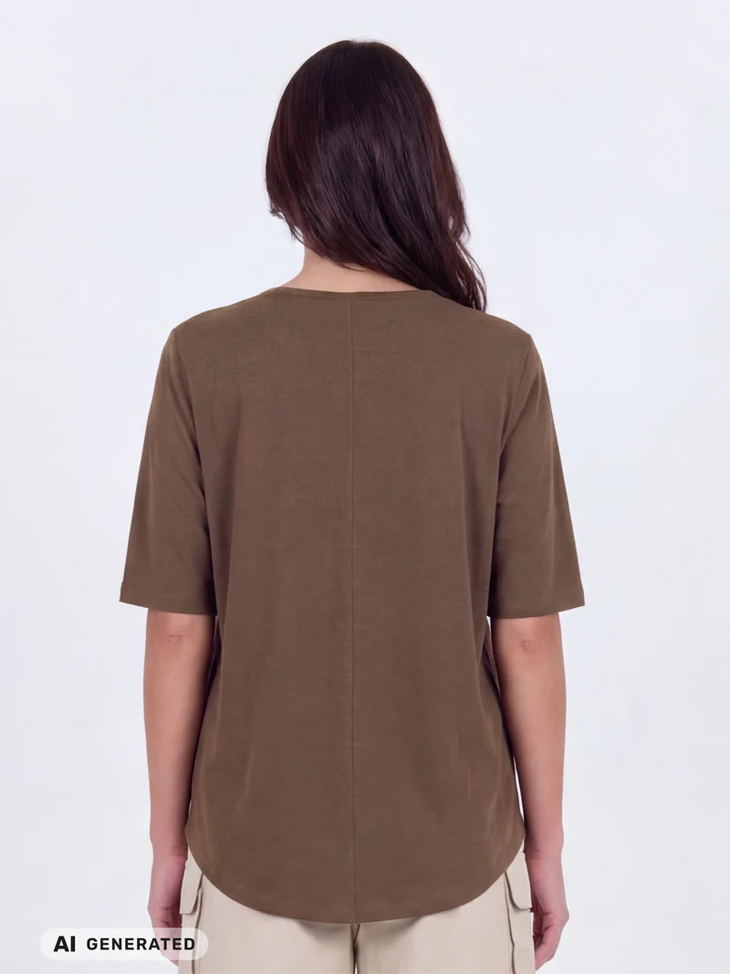 OAKLEE t-shirt - Brown