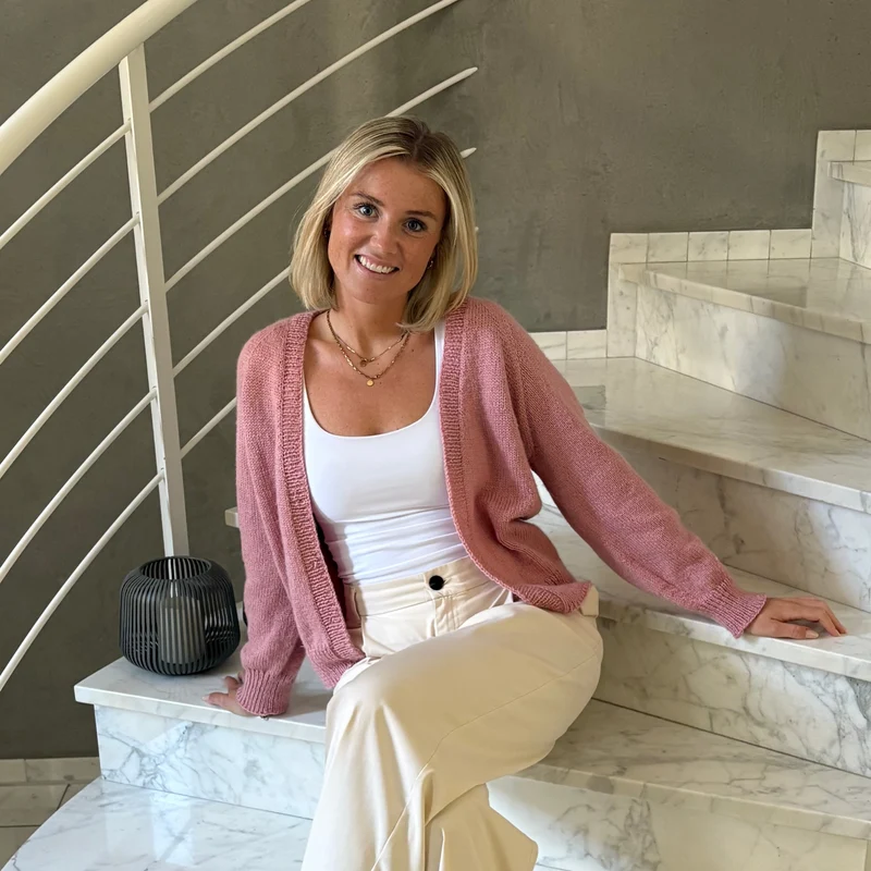 Strick-Set wunderschöner Cardigan MIRELLA (inkl. Strickanleitung)