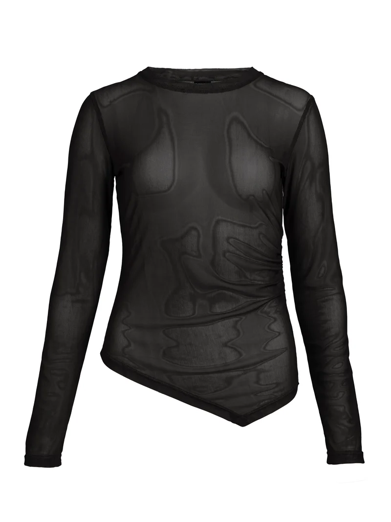 AGNA Bluse - Solid black