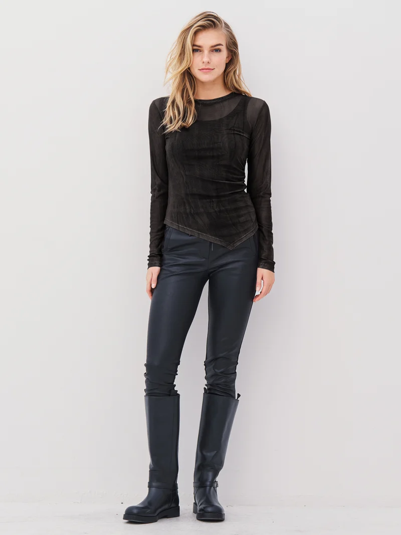 AGNA Bluse - Solid black