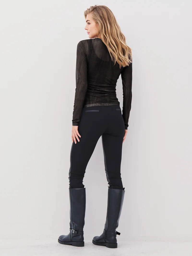 AGNA Bluse - Solid black