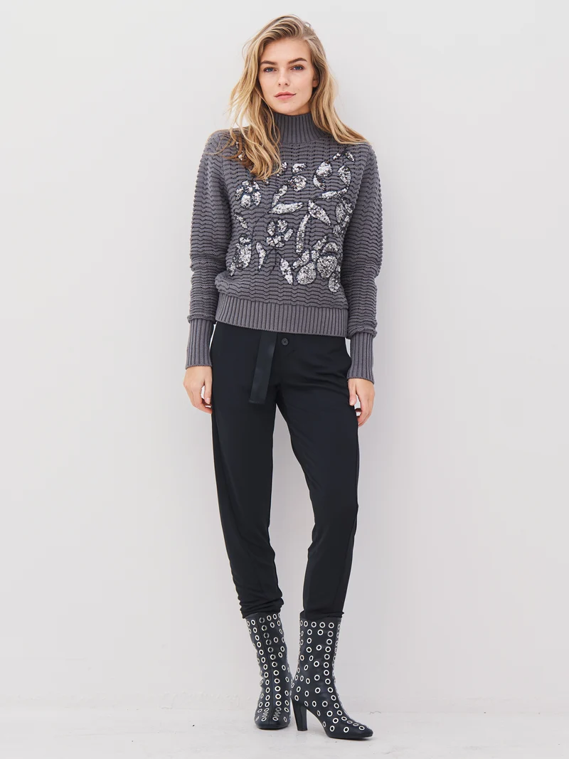 JANE 7/8 Hose - Schwarz