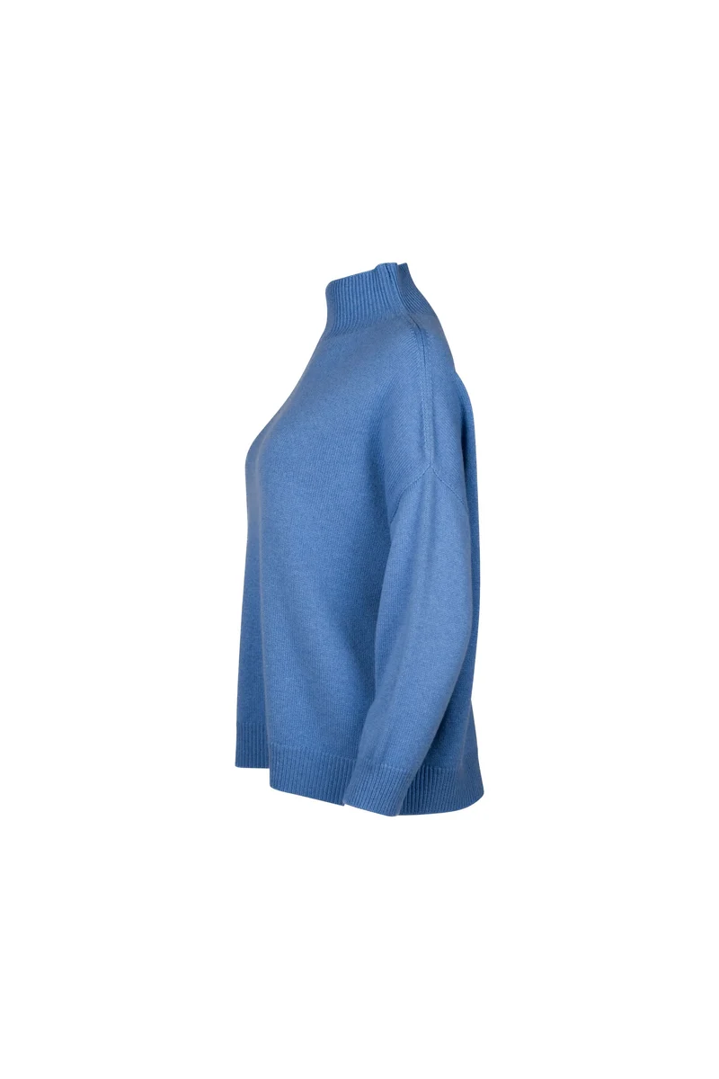 Oversize-Pullover mit Kaschmir