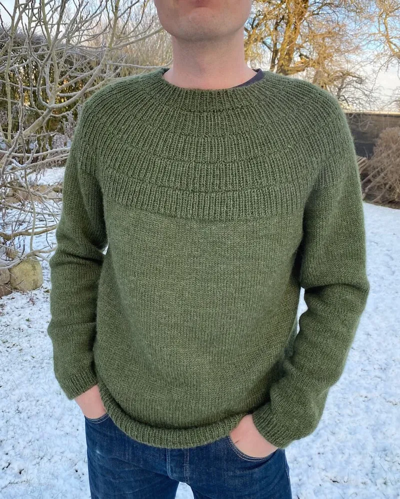 Anleitung Ankers Pullover - My Boyfriends Size, PetiteKnit