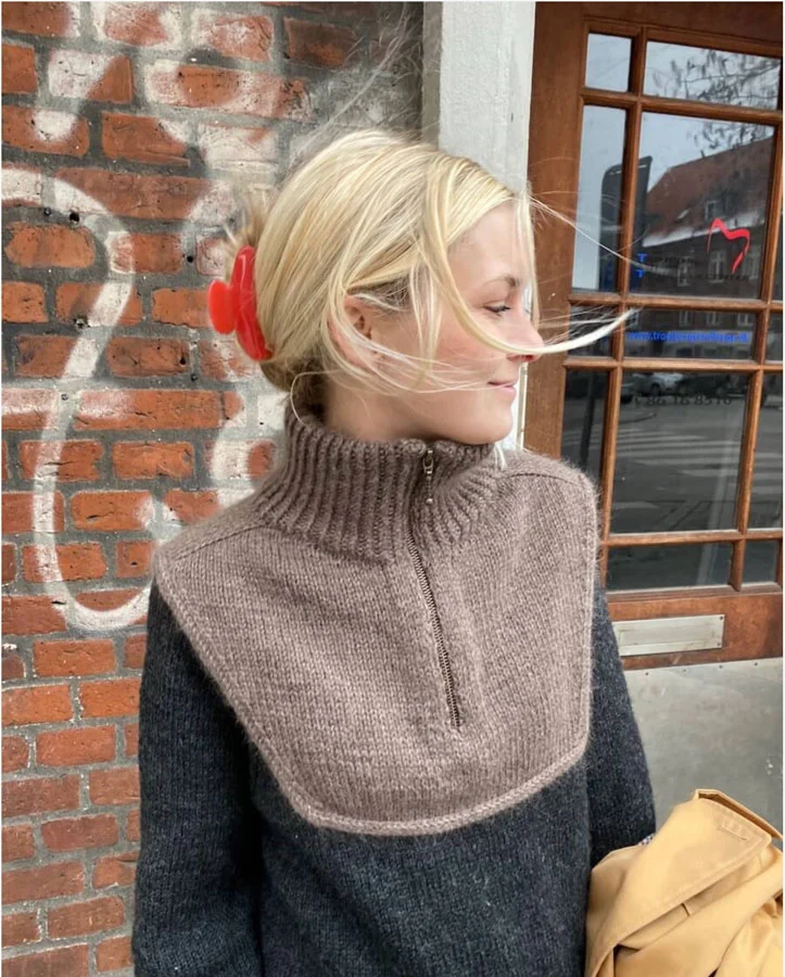 Anleitung Zipper Neck PetiteKnit