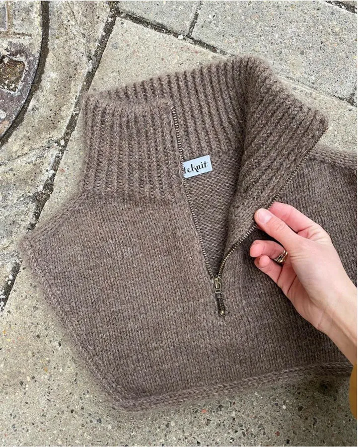 Anleitung Zipper Neck PetiteKnit
