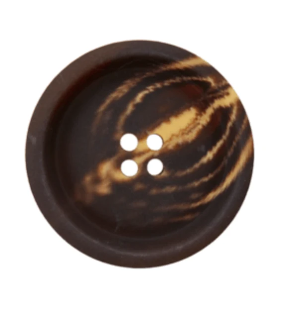 Polyesterknopf 4-Loch, 23 mm