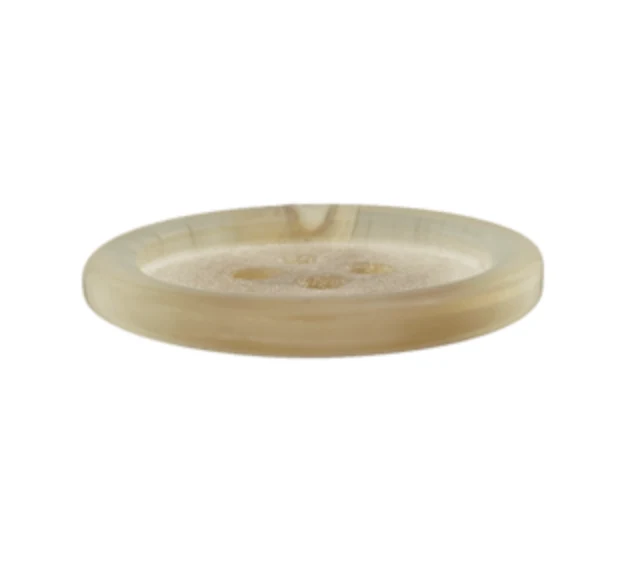 Polyesterknopf, 4-Loch, 23 mm