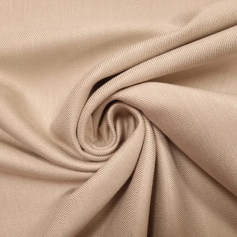 Jeansstoff shiny beige