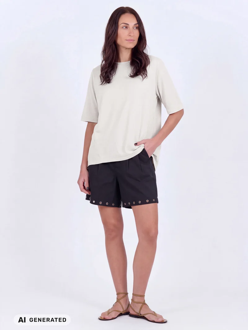 OAKLEE t-shirt - Creme