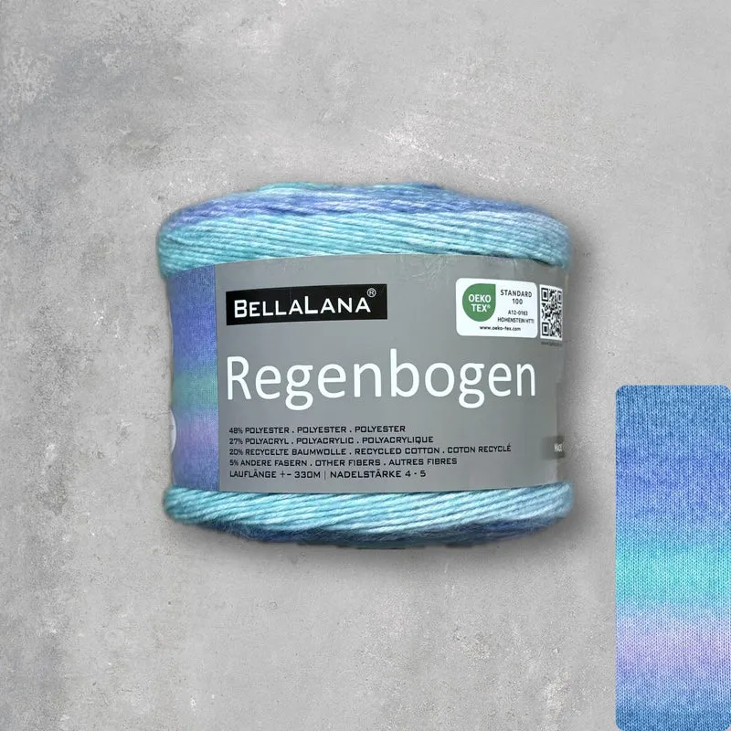 Strick-Set REGENBOGEN süßes Shirt (inkl. Strickanleitung)
