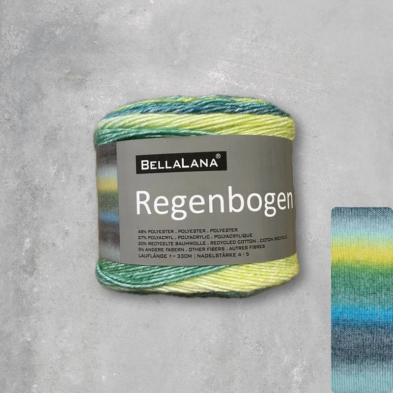 Strick-Set REGENBOGEN süßes Shirt (inkl. Strickanleitung)