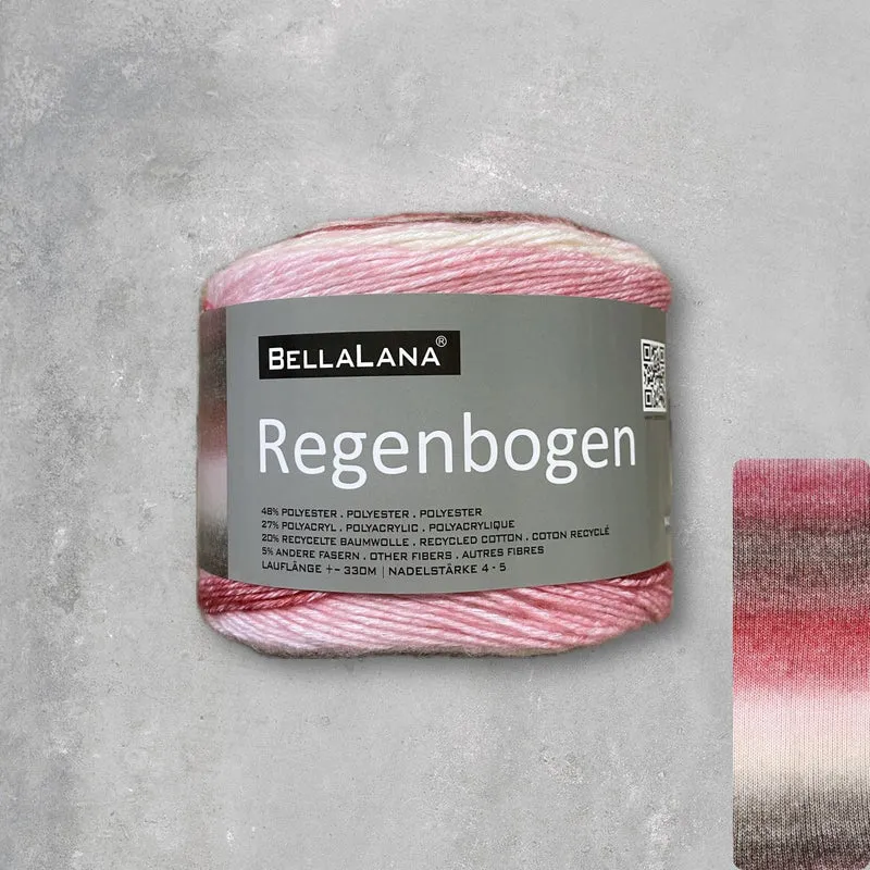 Strick-Set REGENBOGEN süßes Shirt (inkl. Strickanleitung)