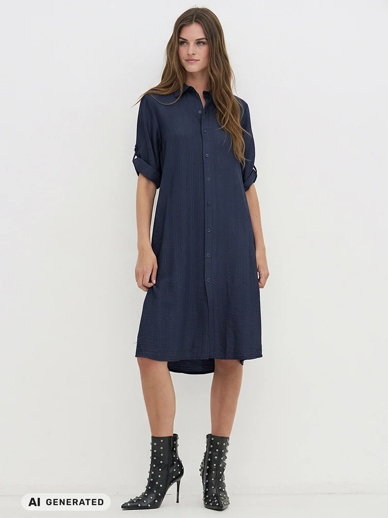CAITLIN Kleid - Navy