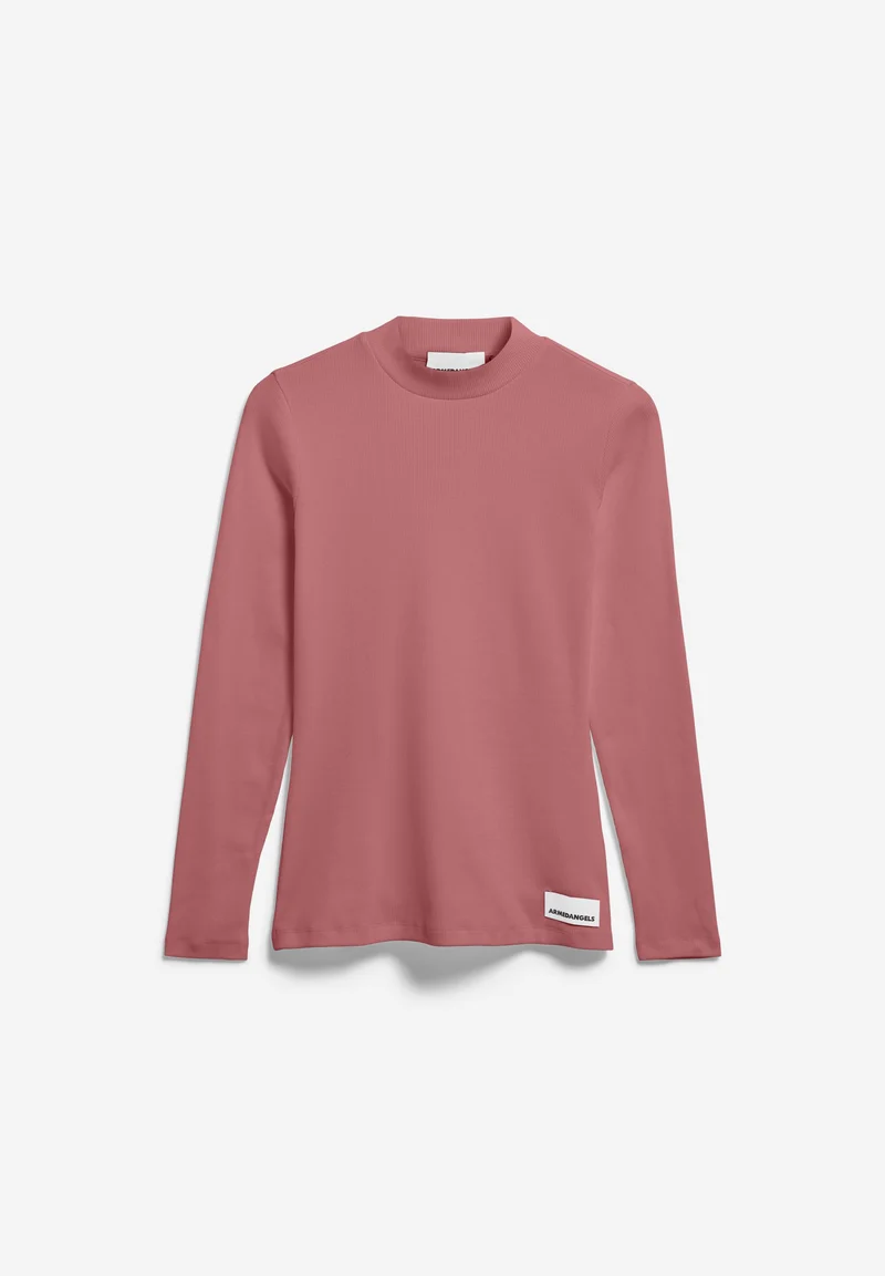 FATIMAARA RIPP-LANGARMSHIRT | velvet ember