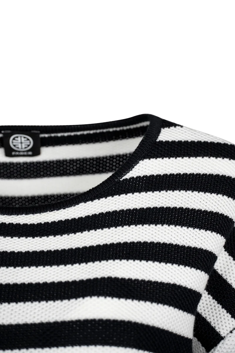Pullover mit Ringelstruktur | 100% Made in Germany