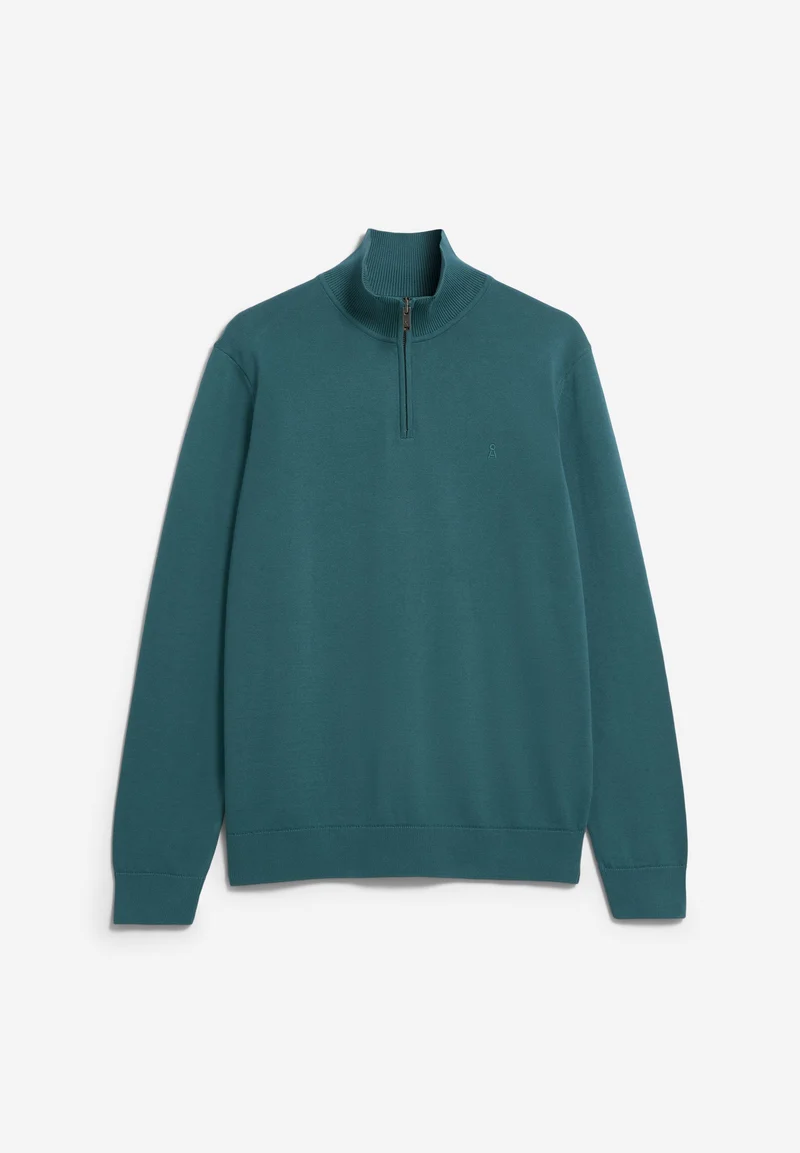 FAABES STRICKPULLOVER | petrol velvet