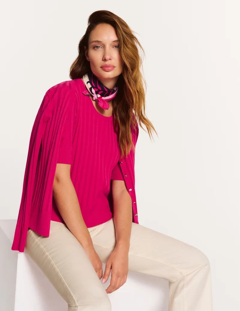 1/2-Arm Pullover in Rippenstrick | 100% Made in Germany
