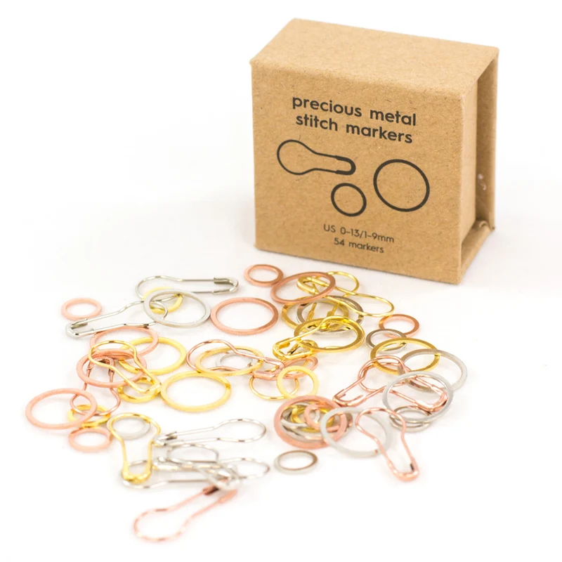 Maschenmarkierer, Precious Metal Stitch Markers, Cocoknits
