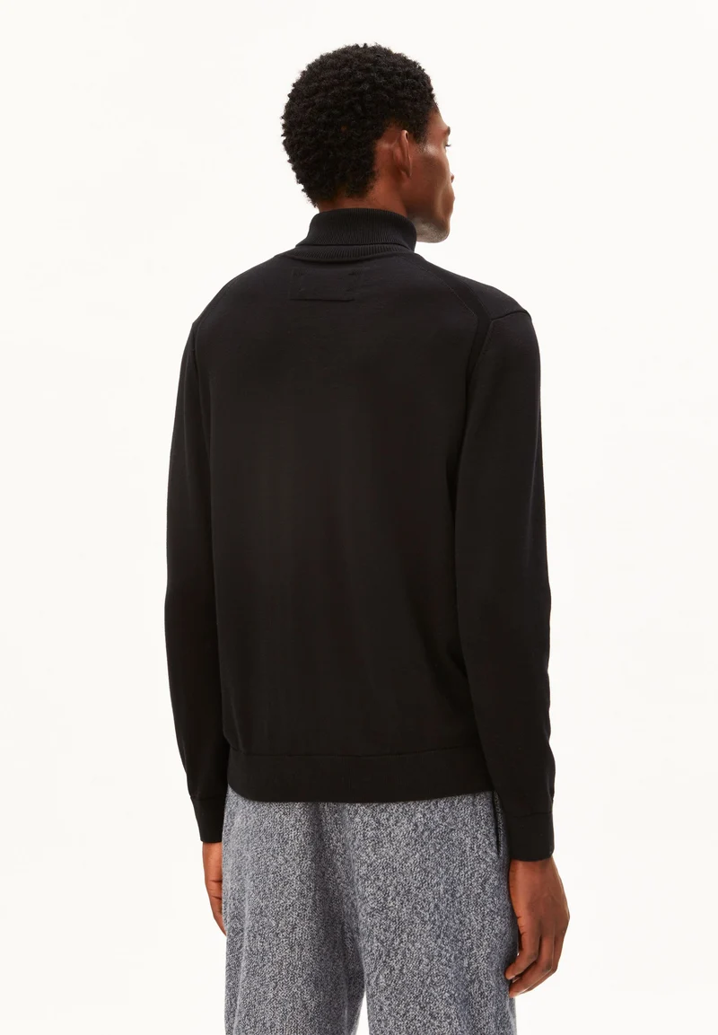 GAARDO STRICK-ROLLKRAGENPULLOVER | black