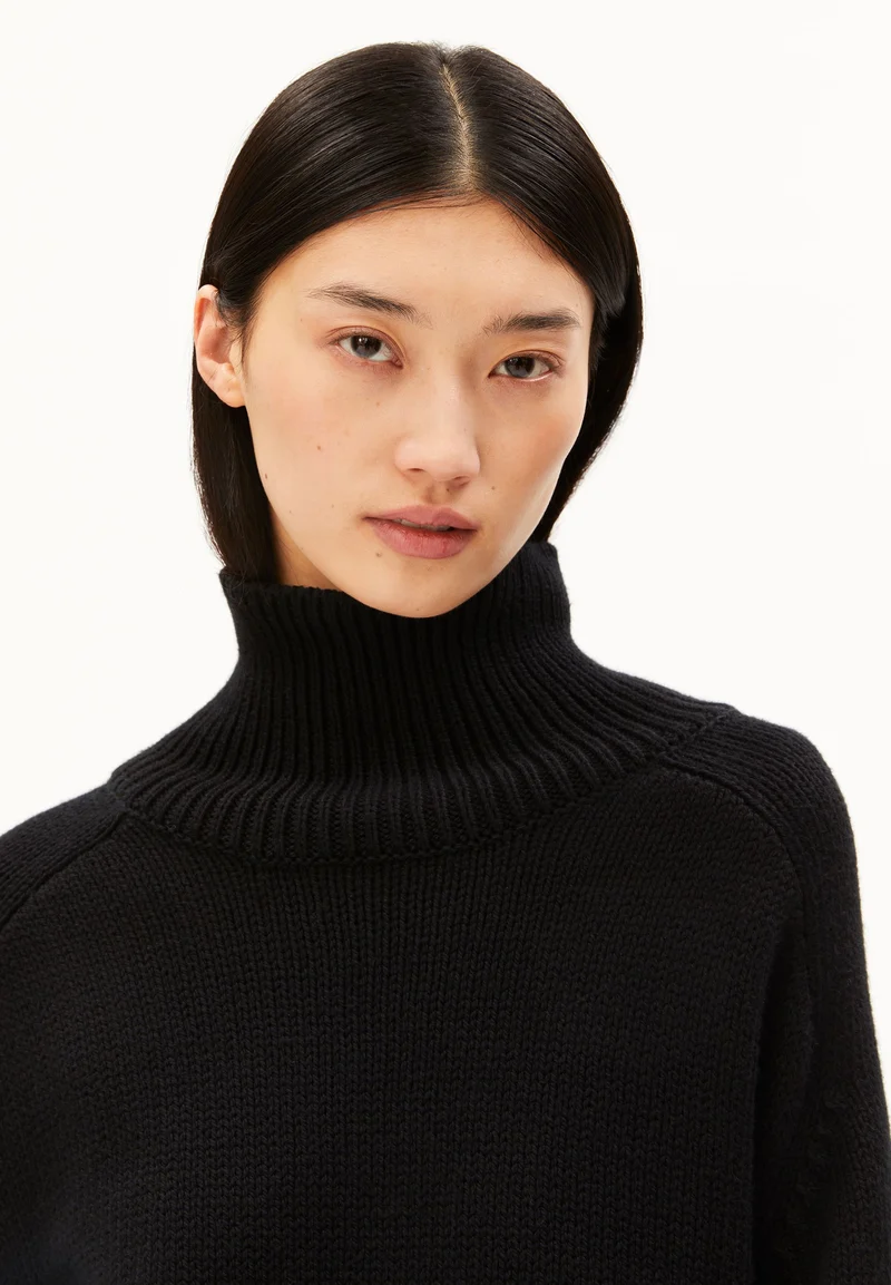 WINTER-BAUMWOLL-STRICKPULLOVER | black
