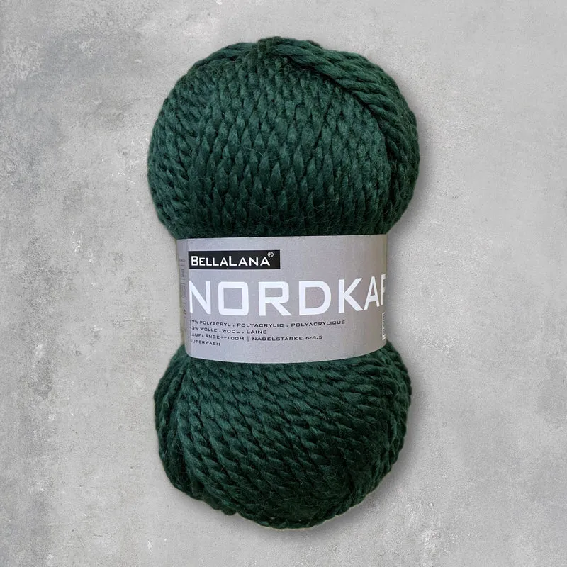 Strick-Set NORDKAP hochwertige Strickweste mit Knöpfen (inkl. Strickanleitung)