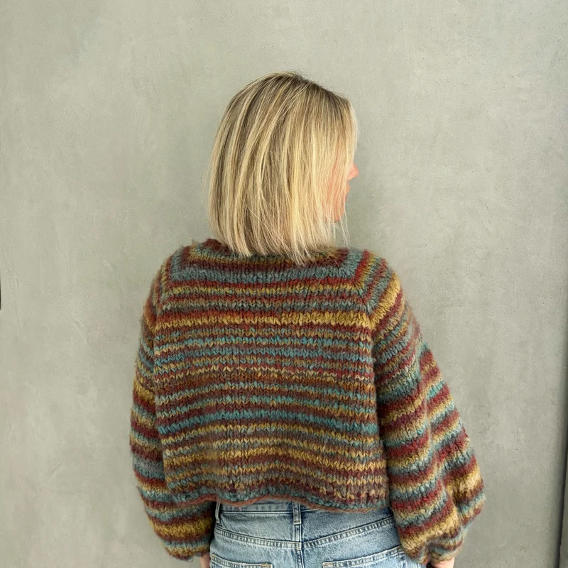 Strick-Set VOLUMA weiter Cardigan (inkl. Anleitung + Knopf)