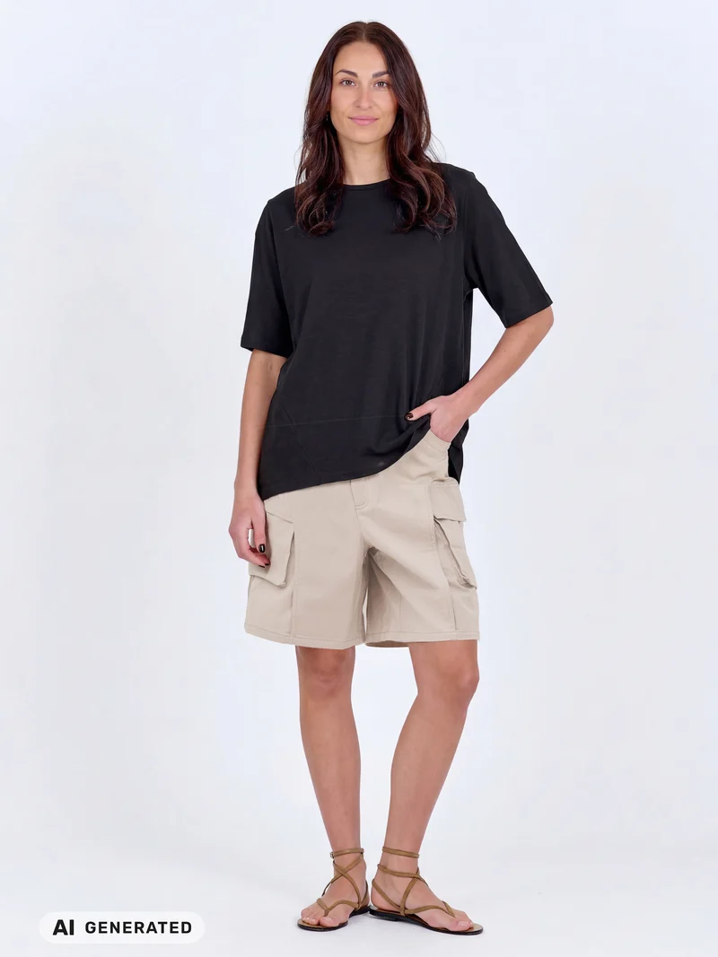 OAKLEE t-shirt - Schwarz