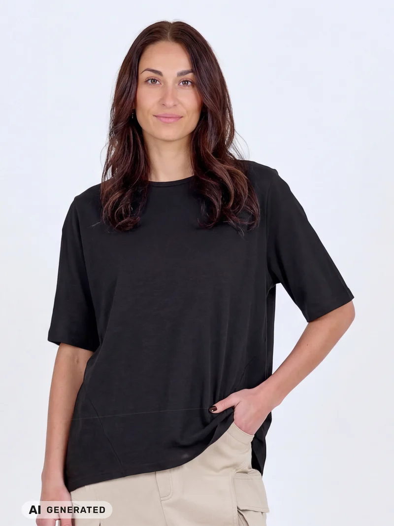 OAKLEE t-shirt - Schwarz