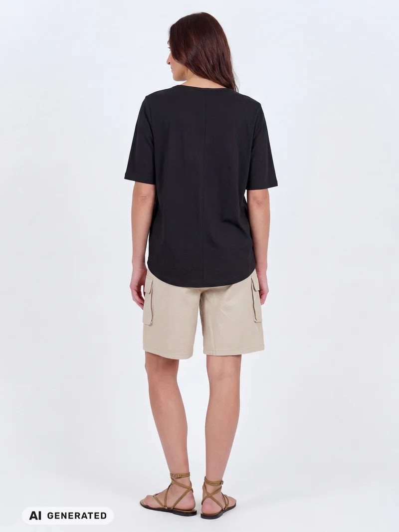 OAKLEE t-shirt - Schwarz
