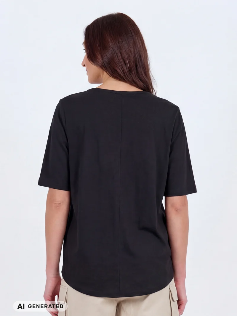 OAKLEE t-shirt - Schwarz